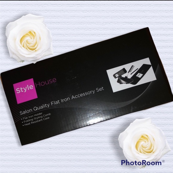 Brand new in box salon quality flat iron accessory 3 piece set - Picture 2 of 5